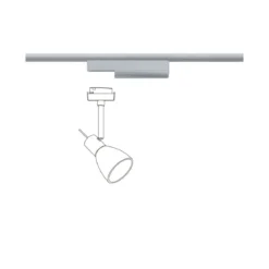Paulmann 95676 URail Zubehör Smart Home ZigBee Schienenadapter max. 20W Chrom matt