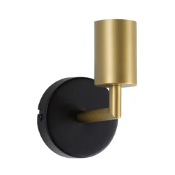 Paulmann 71137 Wandleuchte Ravi E27 schwarz matt gold IP44