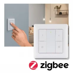 Paulmann 50134 Wandschalter Smart Home Zigbee On Off Dimm Weiß
