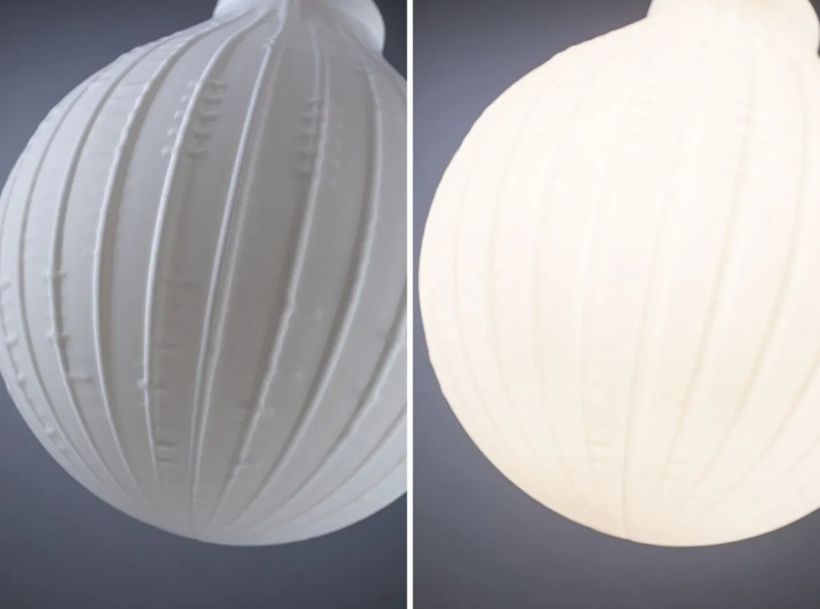 Paulmann 29079 White Lampion Filament 230V LED Globe G125 E27 3000K dimmbar weiß