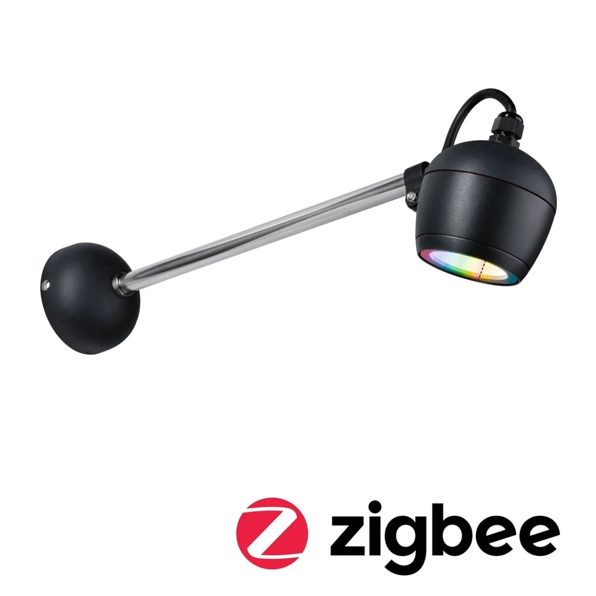 Paulmann 94773 Zigbee LED Außenwandleuchte Kikolo RGBW Anthrazit IP65 230V