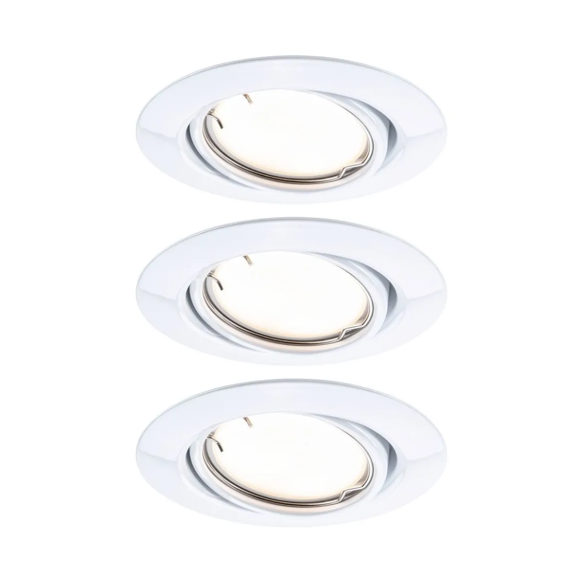 Paulmann 92463 Zigbee LED Einbauleuchte Base Coin Basisset Weiß 3000K