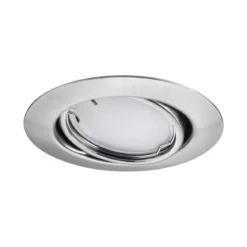 Paulmann 92464 Zigbee LED Einbauleuchte Base Coin Basisset Eisen gebürstet 3000K