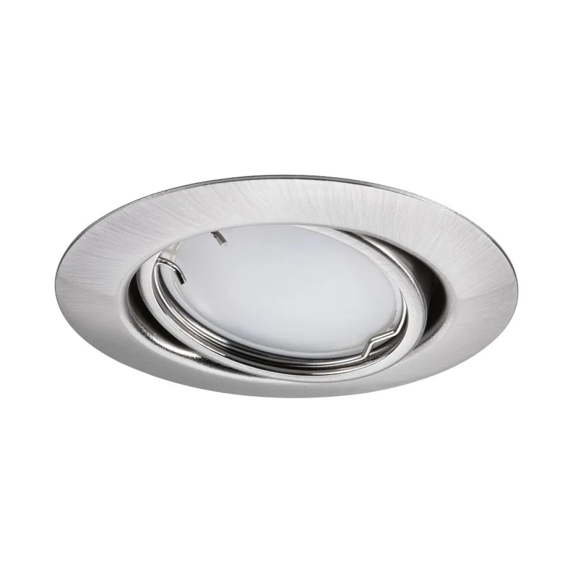 Paulmann 92464 Zigbee LED Einbauleuchte Base Coin Basisset Eisen gebürstet 3000K