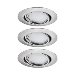 Paulmann 92467 Zigbee LED Einbauleuchte Base Coin Basisset RGBW Eisen 3000K