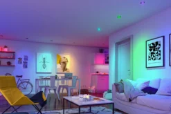 Paulmann 92468 Zigbee LED Einbauleuchte Base Coin Basisset RGBW Schwarz matt 3000K