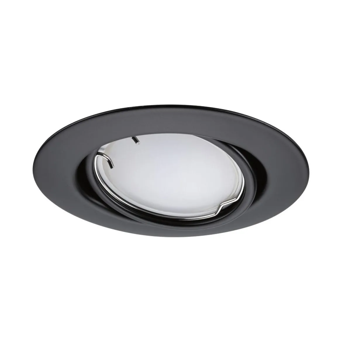 Paulmann 92468 Zigbee LED Einbauleuchte Base Coin Basisset RGBW Schwarz matt 3000K