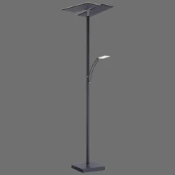 Paul Neuhaus 687-13 ARTUR LED Stehleuchte anthrazit mit Lesearm dimmbar