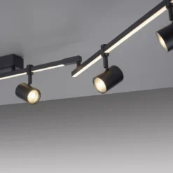 Paul Neuhaus 6526-18 BARIK LED Spotleuchte 6-flammig Schwarz