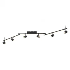 Paul Neuhaus 6526-18 BARIK LED Spotleuchte 6-flammig Schwarz