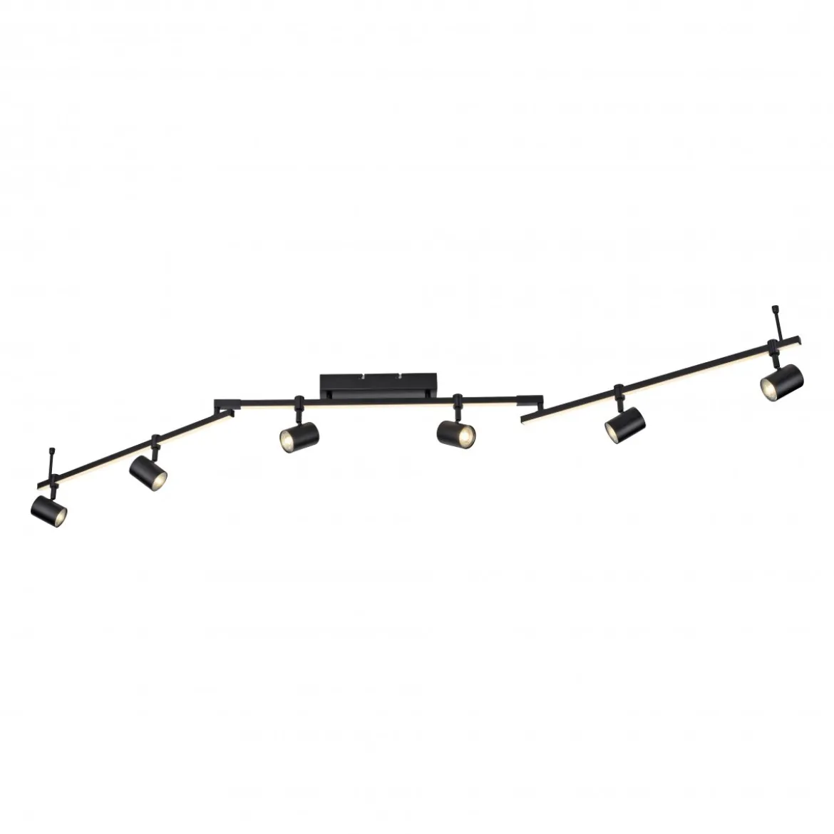 Paul Neuhaus 6526-18 BARIK LED Spotleuchte 6-flammig Schwarz