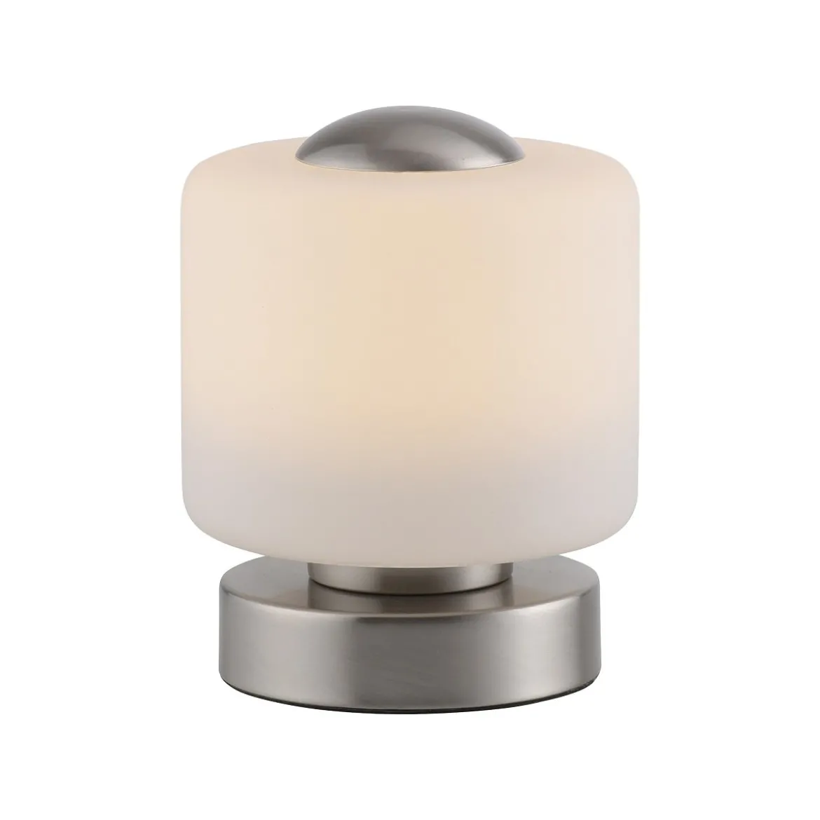 Paul Neuhaus 4037-55 Bota Tischleuchte silberfarben rund Touchdimmer