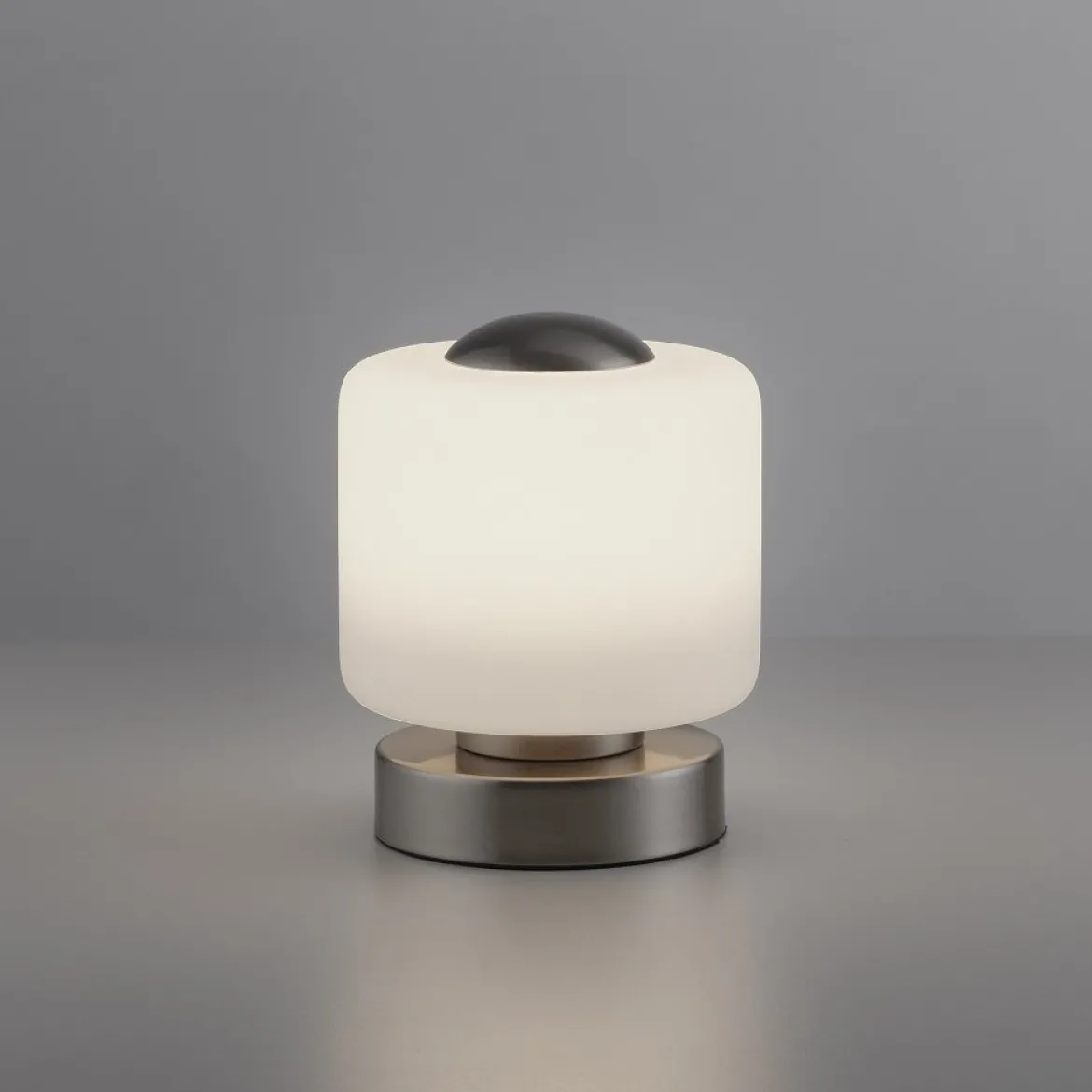 Paul Neuhaus 4037-55 Bota Tischleuchte silberfarben rund Touchdimmer