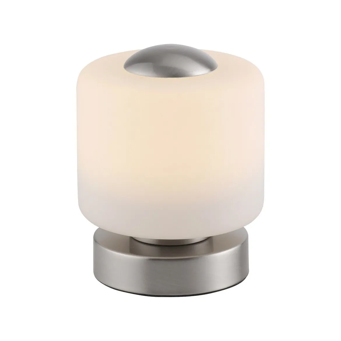 Paul Neuhaus 4037-55 Bota Tischleuchte silberfarben rund Touchdimmer