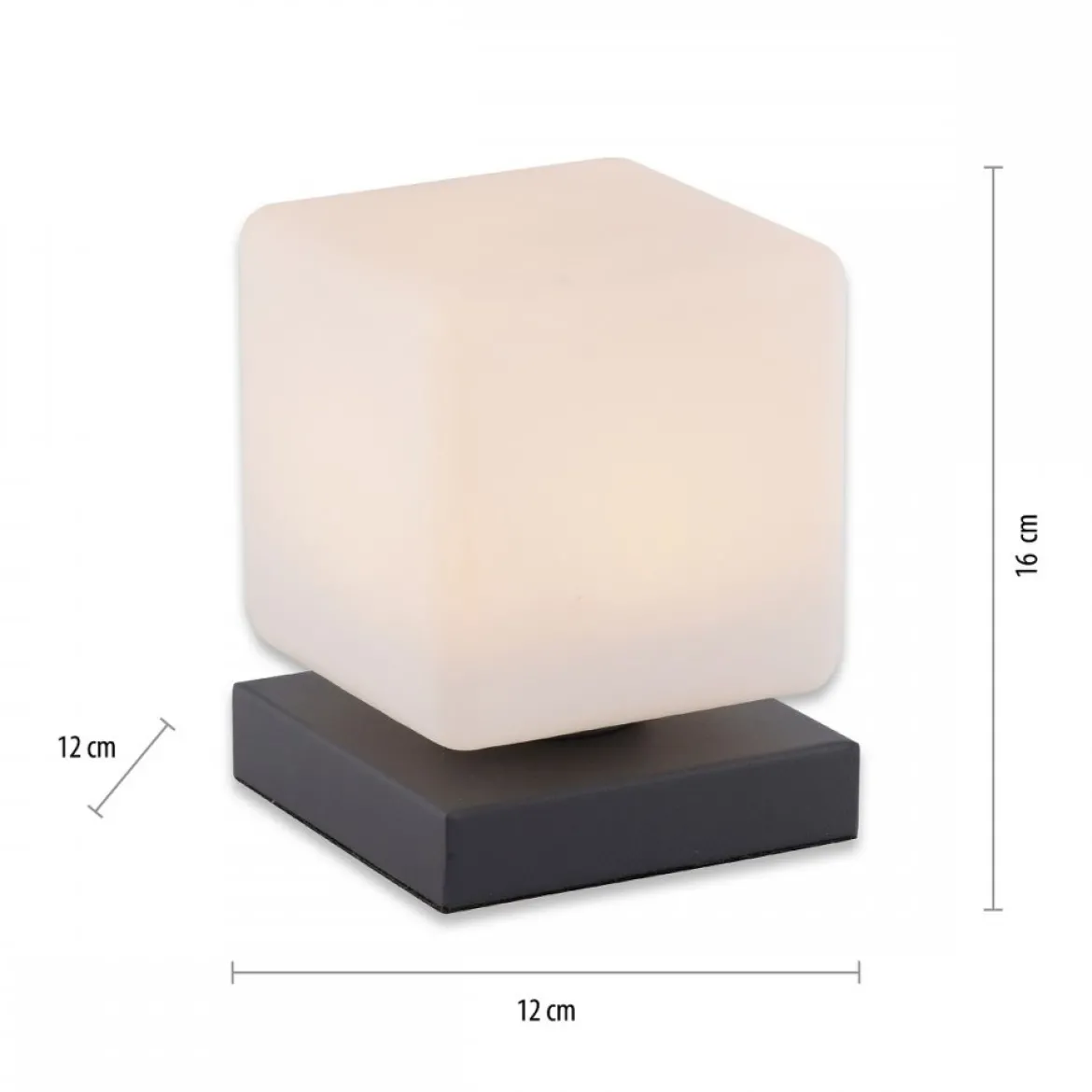 Paul Neuhaus 4036-13 Dadoa Tischleuchte anthrazit Touchdimmer