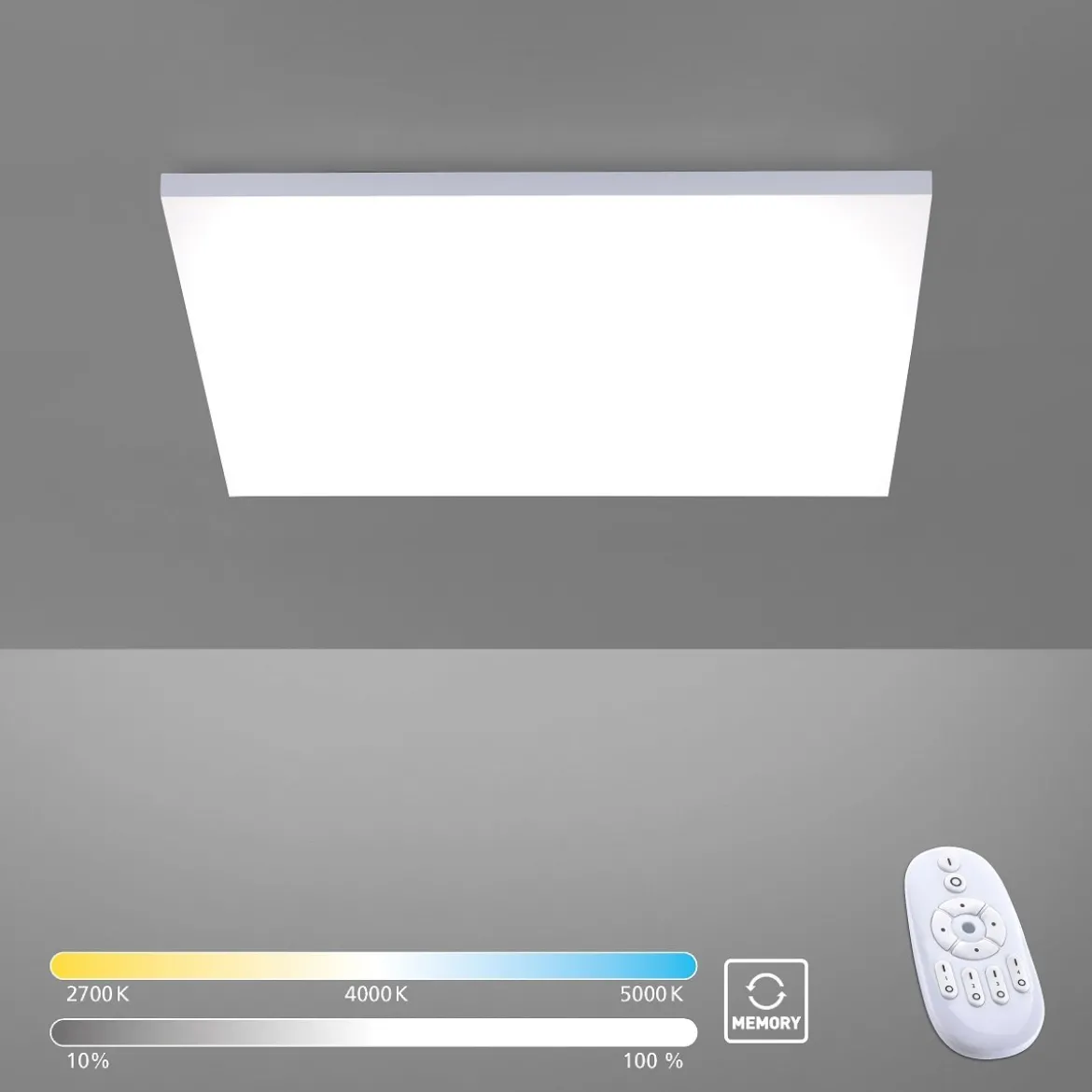 Paul Neuhaus 8492-16 FRAMELESS 62 Deckenleuchte weiss