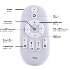 Paul Neuhaus 8494-16 FRAMELESS Deckenleuchte weiss