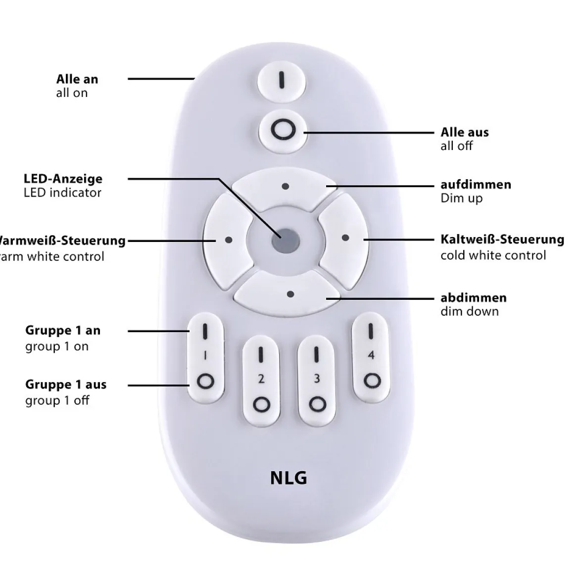 Paul Neuhaus 8494-16 FRAMELESS Deckenleuchte weiss
