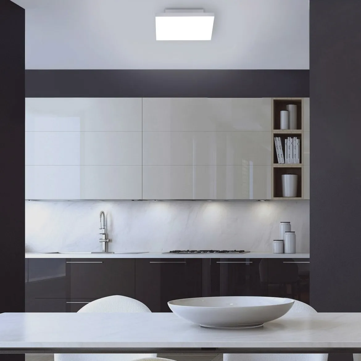 Paul Neuhaus 8490-16 FRAMELESS 30 Deckenleuchte weiss