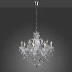 Paul Neuhaus 3081-00 GRACIA Kronleuchter Transparent