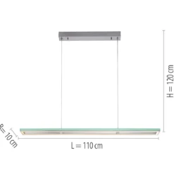 Paul Neuhaus 2050-95 HELIX Pendelleuchte aluminium