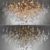 Paul Neuhaus 8092-11 ICICLE Deckenleuchte altmessing 14-flammig G9
