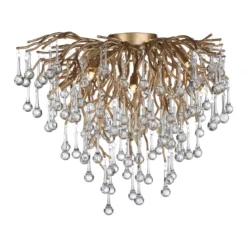Paul Neuhaus 8091-11 ICICLE Deckenleuchte altmessing 9-flammig G9