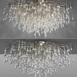 Paul Neuhaus 8092-55 ICICLE Deckenleuchte stahl 14-flammig G9