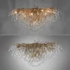 Paul Neuhaus 2192-11 ICICLE Kronleuchter altmessing 10-flammig G9