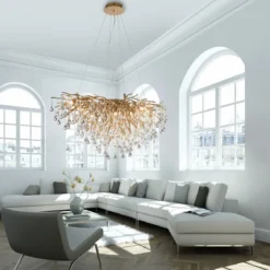 Paul Neuhaus 2192-11 ICICLE Kronleuchter altmessing 10-flammig G9