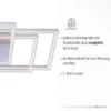 Paul Neuhaus 8256-55 INIGO Deckenleuchte stahl dimmbar
