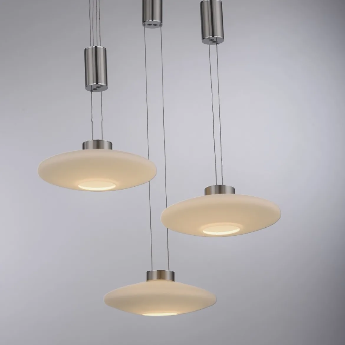 Paul Neuhaus 2082-55 LAUTADA Pendelleuchte 3-flammig Stahl