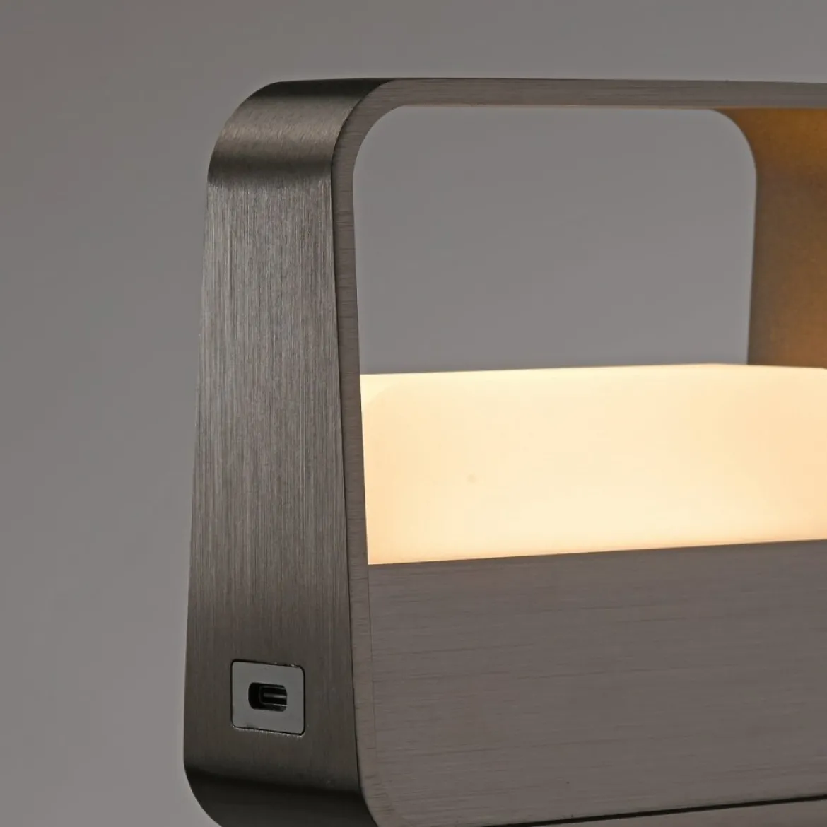 Paul Neuhaus 4055-34 LED Akku Tischleuchte PURE Go dark-metal brown dimmbar