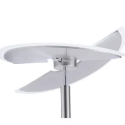 Paul Neuhaus 673-55 LED Deckenfluter stahlfarben Lesearm CCT mit Memoryfunktion