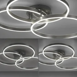 Paul Neuhaus 6233-55 LED Deckenleuchte Paan silberfarbig rund CCT