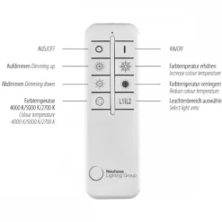 Paul Neuhaus 6233-55 LED Deckenleuchte Paan silberfarbig rund CCT