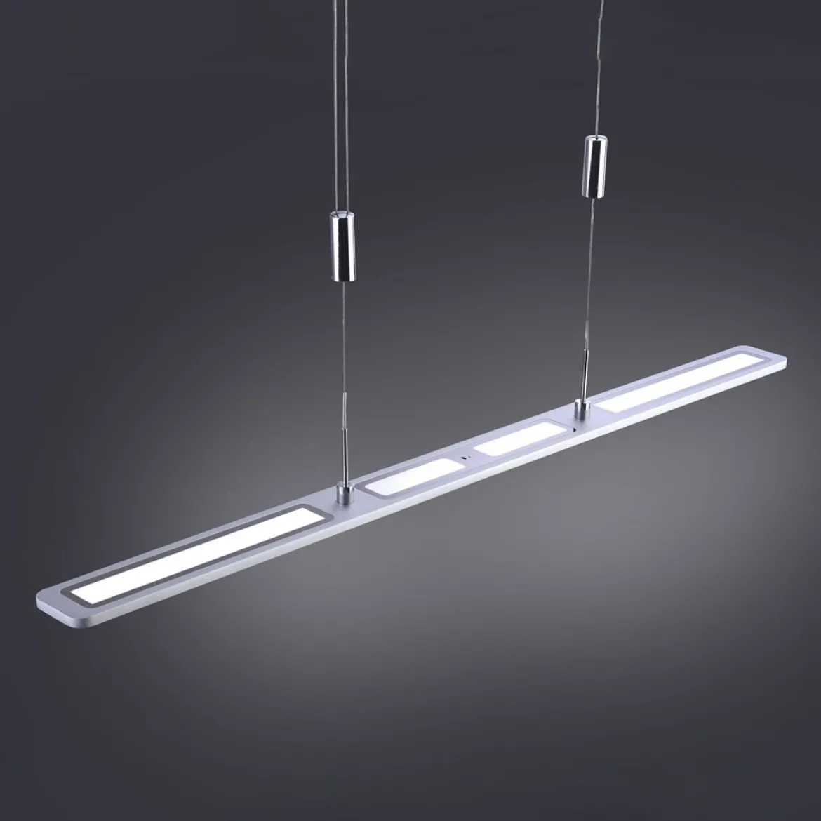 Paul Neuhaus 2565-95 LED Pendelleuchte aluminiumfarben höhenverstellbar dimmbar