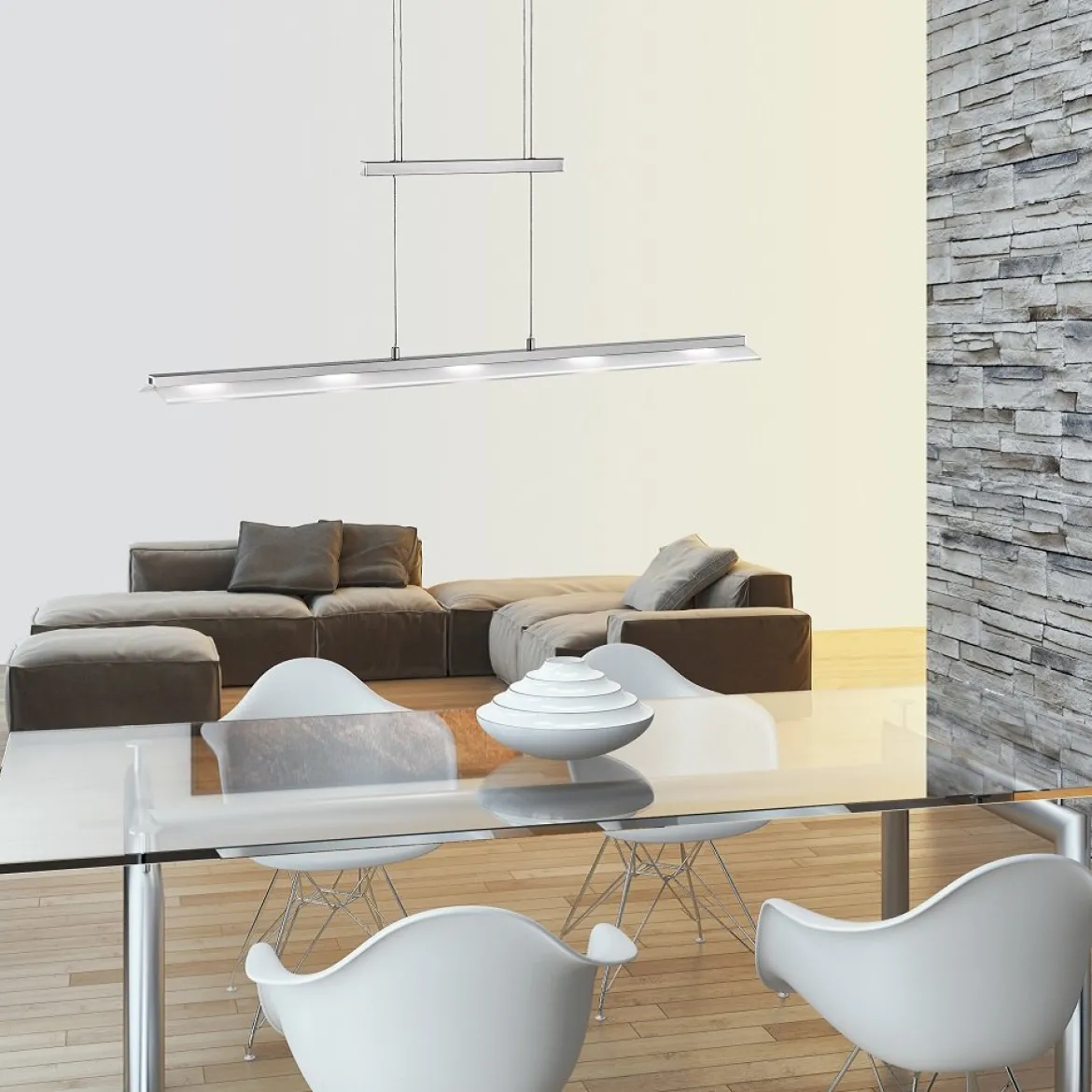 Paul Neuhaus 2278-55 LED Pendelleuchte Lichtfarbsteuerung Sensor-Dimmer höhenverstellbar