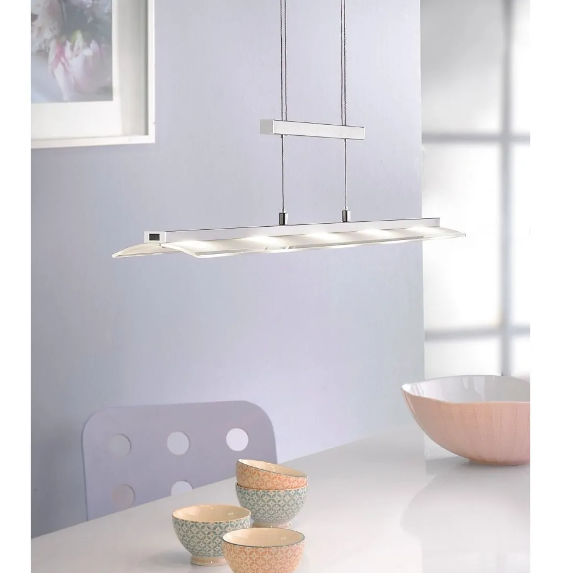 Paul Neuhaus 2278-55 LED Pendelleuchte Lichtfarbsteuerung Sensor-Dimmer höhenverstellbar