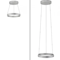 Paul Neuhaus 2560-95 Neuhaus PURE E-Clipse LED Pendelleuchte stone (alu) elektrisch