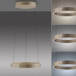 Paul Neuhaus 2560-97 Neuhaus PURE E-Clipse LED Pendelleuchte bronce elektrisch