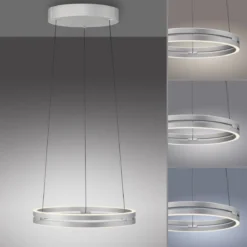 Paul Neuhaus 2550-95 Neuhaus PURE E-Loop LED Pendelleuchte stone (alu) 2700-5000 K