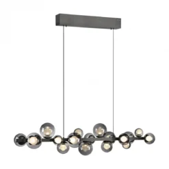 Paul Neuhaus 2557-15 Neuhaus PURE E-Popup LED Pendelleuchte platin (grau) 2700-5000 K