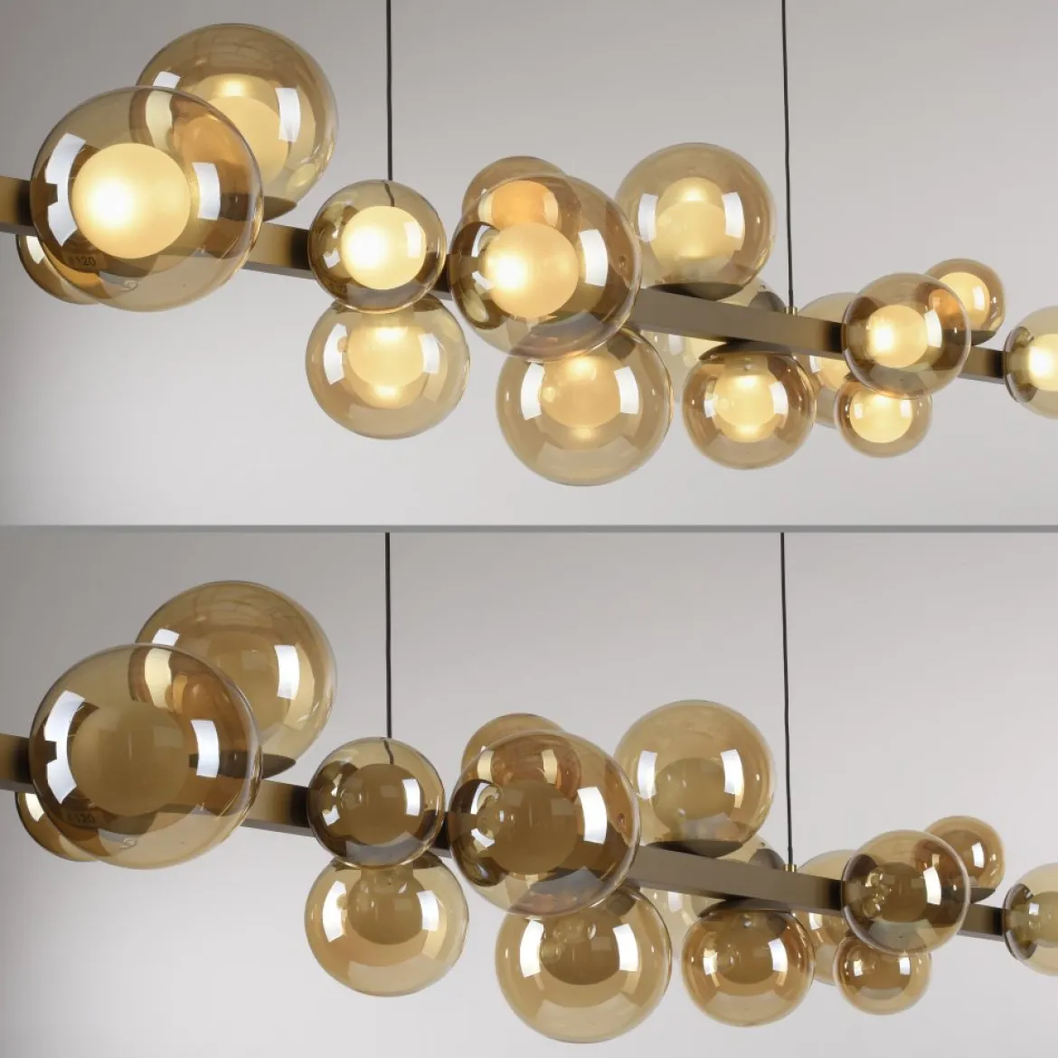 Paul Neuhaus 2557-97 Neuhaus PURE E-Popup LED Pendelleuchte bronce 2700-5000 K