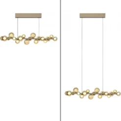 Paul Neuhaus 2557-97 Neuhaus PURE E-Popup LED Pendelleuchte bronce 2700-5000 K