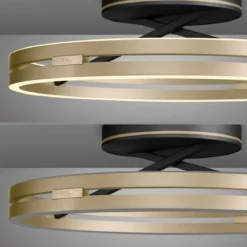 Paul Neuhaus 6552-68 Neuhaus PURE Loop LED Deckenleuchte black ivory gold 2700-5000 K