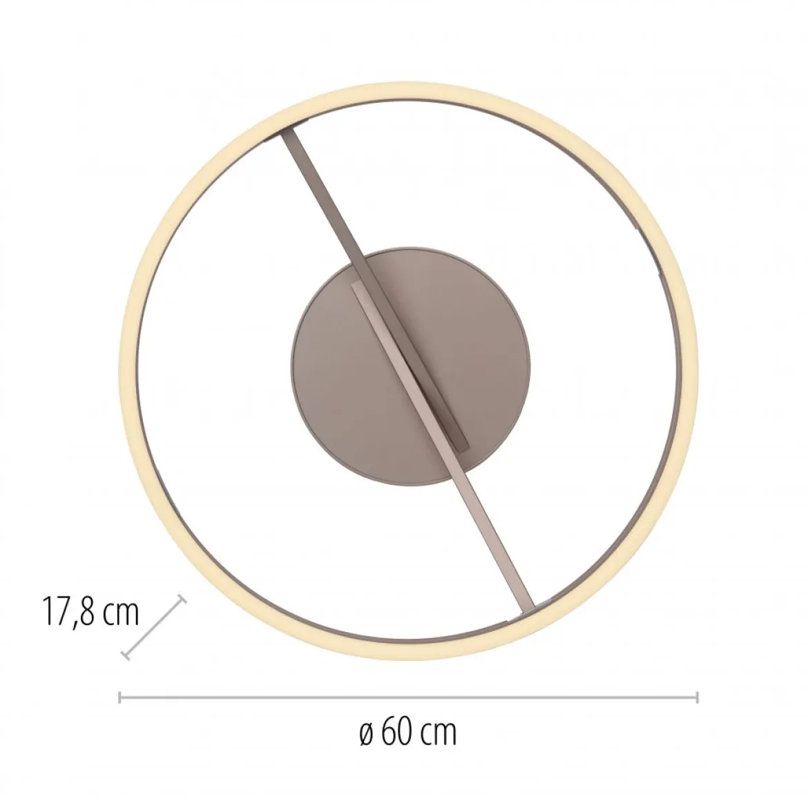 Paul Neuhaus 6552-97 Neuhaus PURE Loop LED Deckenleuchte bronce