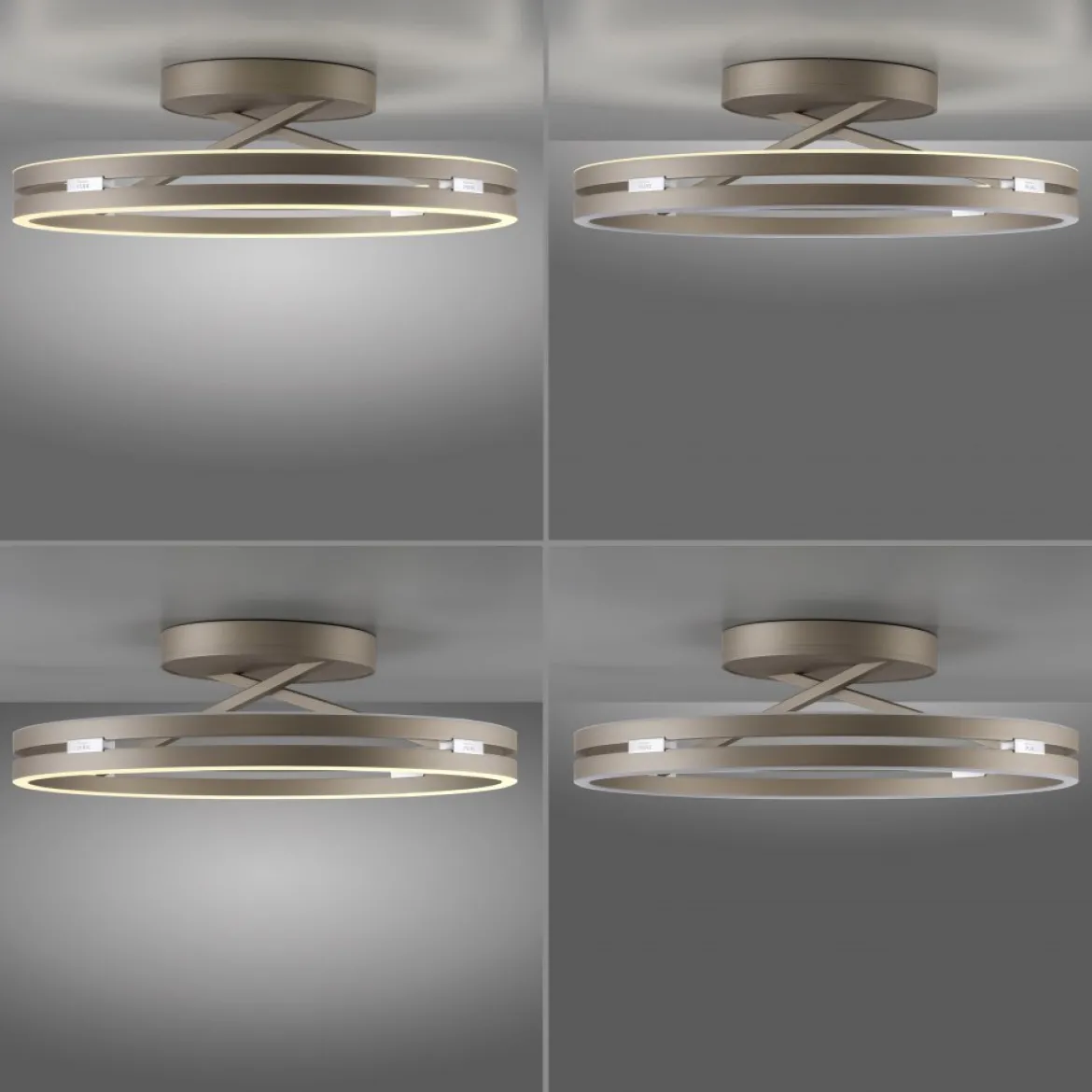 Paul Neuhaus 6552-97 Neuhaus PURE Loop LED Deckenleuchte bronce
