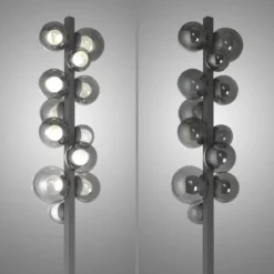 Paul Neuhaus 557-15 Neuhaus PURE Popup LED Stehleuchte platin (grau)