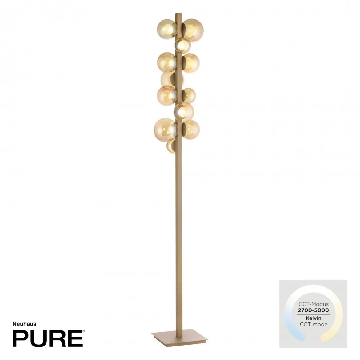 Paul Neuhaus 557-97 Neuhaus PURE Popup LED Stehleuchte bronce